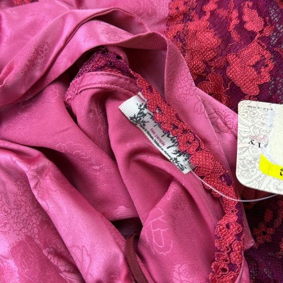 Free People Cocktail Hour Bodysuit / Velvet Rose N279-37 - Picture 5 of 5